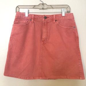 Pink Jean Skirt